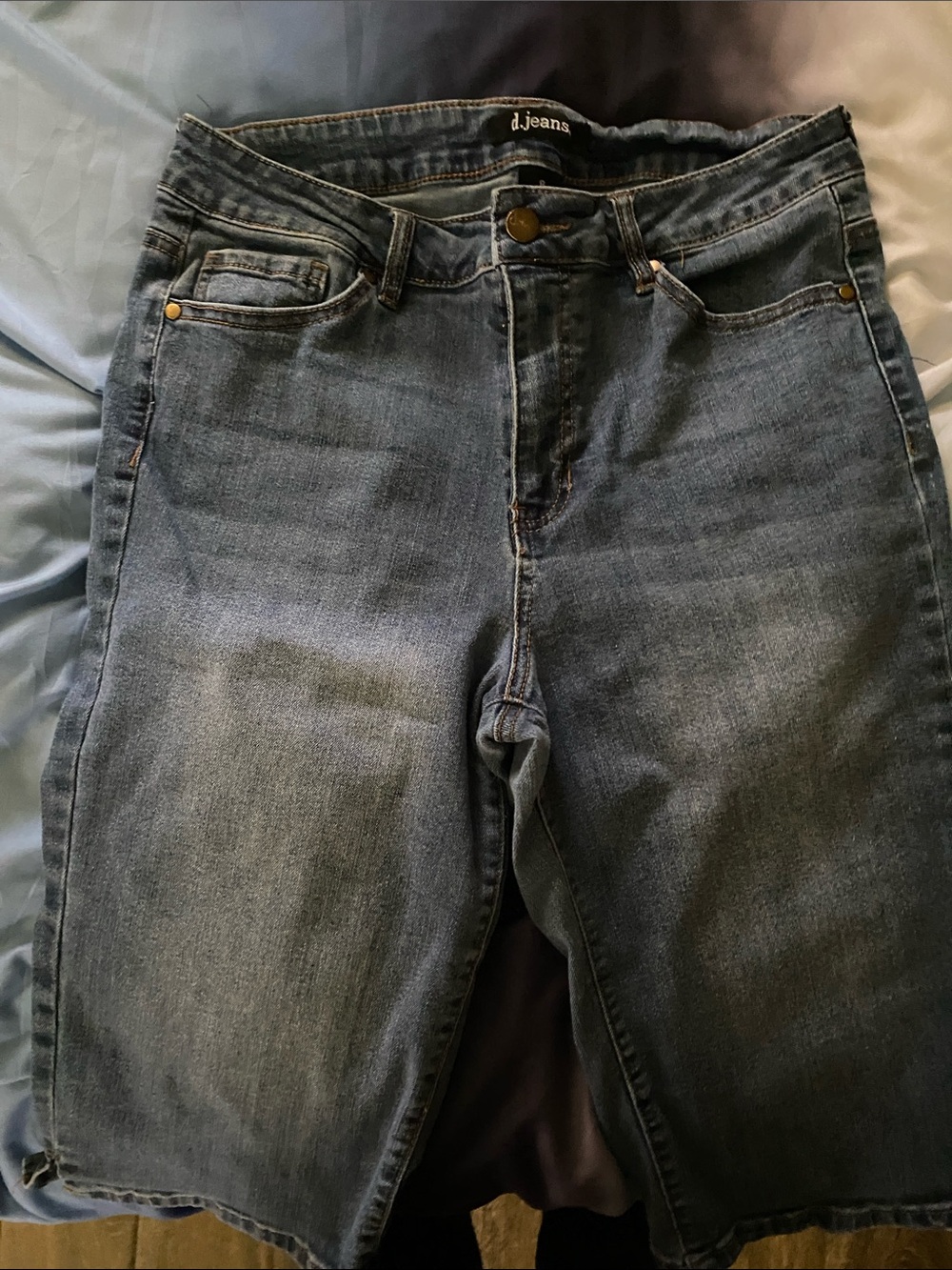 d. jeans Dark Blue Denim Bermuda Shorts